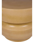 Serenity Ceramic Brown Outdoor Side Table - Medium - LOOMLAN - Seasonal Living - Garden Stools