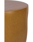 Serenity Ceramic Brown Outdoor Side Table - Tall - LOOMLAN - Seasonal Living - Outdoor Side Tables
