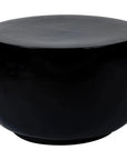 Seasonal Living Serenity Grazed Side Table Black Outdoor Accent Table