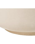 Serenity Grazed Side Table White Outdoor Accent Table - LOOMLAN - Seasonal Living - Outdoor Side Tables
