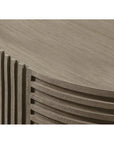 Serenity Round Drum Table - Brown Outdoor Accent Table - LOOMLAN - Seasonal Living - Outdoor Side Tables