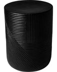 Seasonal Living Serenity Side Table 14" Black Outdoor Accent Table