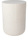 Seasonal Living Serenity Side Table 14" -White Outdoor Accent Table