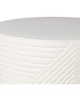 Seasonal Living Serenity Side Table 14" -White Outdoor Accent Table