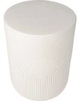 Seasonal Living Serenity Side Table 14" -White Outdoor Accent Table