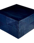 Seasonal Living Serenity Square Table - Blue Outdoor Accent Table
