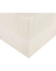 Seasonal Living Serenity Square Table - White Outdoor Accent Table