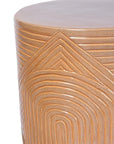 Seasonal Living Serenity Textured Ceramic Patio Stool