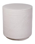 Seasonal Living Serenity Textured Ceramic Patio Stool
