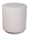 Seasonal Living Serenity Textured Ceramic Patio Stool