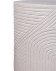 Seasonal Living Serenity Textured Ceramic Patio Stool