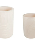 Seasonal Living Serenity White Outdoor Planter Set of 2