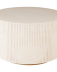 Seasonal Living Serenity White Outdoor Round Table - 24" Tall