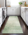 LOOMLAN Rugs Serephina Green Washable Indoor-Outdoor Rug
