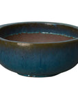 Emissary Shallow Round Ceramic Planter