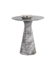 Shelburne Grey Marble Look Outdoor Counter Table - LOOMLAN - SUNPAN - Outdoor Counter Tables