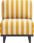 Shoreline Yellow & Black Accent Chair - LOOMLAN - Zuo Modern - Outdoor Accent Chairs