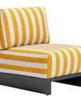 Shoreline Yellow & Black Accent Chair - LOOMLAN - Zuo Modern - Outdoor Accent Chairs