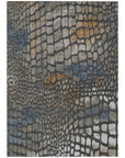 LOOMLAN Rugs Siena Gray Washable Indoor-Outdoor Rug