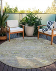 LOOMLAN Rugs Sofia Beige Washable Indoor-Outdoor Rug