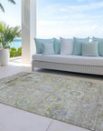 LOOMLAN Rugs Sofia Beige Washable Indoor-Outdoor Rug