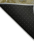 LOOMLAN Rugs Sofia Brown Washable Indoor-Outdoor Rug
