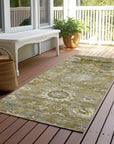 LOOMLAN Rugs Sofia Brown Washable Indoor-Outdoor Rug