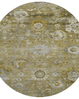 LOOMLAN Rugs Sofia Brown Washable Indoor-Outdoor Rug