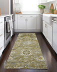 LOOMLAN Rugs Sofia Brown Washable Indoor-Outdoor Rug