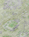 LOOMLAN Rugs Sofia Green Washable Indoor-Outdoor Rug