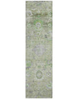 LOOMLAN Rugs Sofia Green Washable Indoor-Outdoor Rug