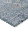 LOOMLAN Rugs Sofia Sky Washable Indoor-Outdoor Rug