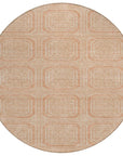 LOOMLAN Rugs Solandra Orange Washable Indoor-Outdoor Rug