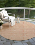 LOOMLAN Rugs Solandra Orange Washable Indoor-Outdoor Rug
