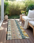 LOOMLAN Rugs Solara Black Washable Indoor-Outdoor Rug