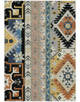 LOOMLAN Rugs Solara Black Washable Indoor-Outdoor Rug