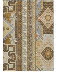 LOOMLAN Rugs Solara Brown Washable Indoor-Outdoor Rug