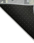 LOOMLAN Rugs Solara Gray Washable Indoor-Outdoor Rug