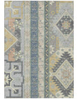 LOOMLAN Rugs Solara Gray Washable Indoor-Outdoor Rug