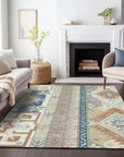 LOOMLAN Rugs Solara Ivory Washable Indoor-Outdoor Rug
