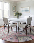 LOOMLAN Rugs Solara Pink Washable Indoor-Outdoor Rug
