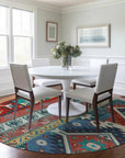 LOOMLAN Rugs Solara Red Washable Indoor-Outdoor Rug