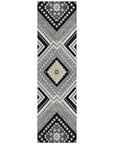 LOOMLAN Rugs Solene Black Washable Indoor-Outdoor Rug