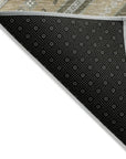 LOOMLAN Rugs Solene Brown Washable Indoor-Outdoor Rug