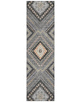 LOOMLAN Rugs Solene Gray Washable Indoor-Outdoor Rug