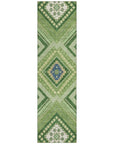 LOOMLAN Rugs Solene Green Washable Indoor-Outdoor Rug