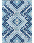 Solene Navy Washable Indoor - Outdoor Rug - LOOMLAN - LOOMLAN Rugs - Outdoor Rugs