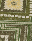 LOOMLAN Rugs Solene Olive Washable Indoor-Outdoor Rug
