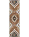 LOOMLAN Rugs Solene Orange Washable Indoor-Outdoor Rug