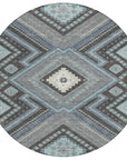 LOOMLAN Rugs Solene Pewter Washable Indoor-Outdoor Rug